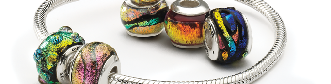 Dichroic Glass Beads