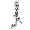 Reflection Beads Sterling Silver High Heel Shoe Dangle Bead