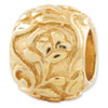 Reflection Beads Sterling Silver and Gold-plated Floral Bead