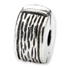 Reflection Beads Sterling Silver Hinged Clip Bead