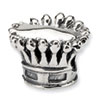 Reflection Beads Sterling Silver Kids Crown Bead