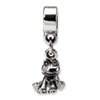 Reflection Beads Sterling Silver Kids Frog Dangle Bead