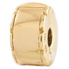 Reflection Beads Sterling Silver and Gold-plated Hinged Clip Bead