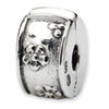 Reflection Beads Sterling Silver Hinged Floral Clip Bead