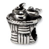 Reflection Beads Sterling Silver Kids Apple Basket Bead