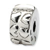 Reflection Beads Sterling Silver Hinged Heart Clip Bead