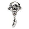 Reflection Beads Sterling Silver Kids Monkey & Banana Bead