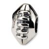 Reflection Beads Sterling Silver Football Bead