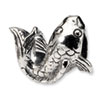 Reflection Beads Sterling Silver Fish Bead