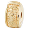 Reflection Beads Sterling Silver and Gold-plated Hinged Floral Clip Bead