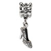Reflection Beads Sterling Silver High Heel Shoe Dangle Bead