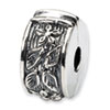 Reflection Beads Sterling Silver Hinged Floral Clip Bead