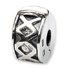 Reflection Beads Sterling Silver Hinged X Clip Bead