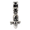 Reflection Beads Sterling Silver Scooter Dangle Bead