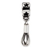 Reflection Beads Sterling Silver Whisk Dangle Bead