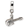 Reflection Beads Sterling Silver Electric Guitar Bead