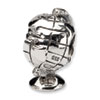 Reflection Beads Sterling Silver Globe Bead