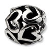 Reflection Beads Sterling Silver Heart Bead
