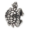 Reflection Beads Sterling Silver Turtle Bead