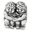 Reflection Beads Sterling Silver Two Kids Bead
