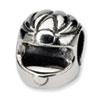 Reflection Beads Sterling Silver Race Car Helmet Bead