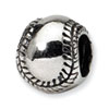 Reflection Beads Sterling Silver Kids Softball Bead