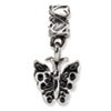 Reflection Beads Sterling Silver Kids Butterfly Dangle Bead