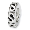 Reflection Beads Sterling Silver Swirl Spacer Bead