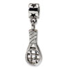Reflection Beads Sterling Silver Kids Tennis Racket Dangle Bead