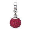 Reflection Beads Sterling Silver July Swarovski Elements Ball Dangle Bead
