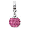 Reflection Beads Sterling Silver October Swarovski Elements Ball Dangle Bead