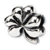 Reflection Beads Sterling Silver Clover Bead
