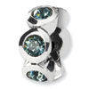 Reflection Beads Sterling Silver December Swarovski Elements Birthstone Bead