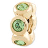 Reflection Beads Sterling Silver and Gold-plated August Swarovski Elements Bead