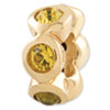Reflection Beads Sterling Silver and Gold-plated November Swarovski Elements Bead