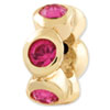 Reflection Beads Sterling Silver and Gold-plated October Swarovski Elements Bead