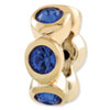 Reflection Beads Sterling Silver and Gold-plated September Swarovski Elements Bead