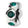 Reflection Beads Sterling Silver May Swarovski Elements Birthstone Bead