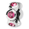 Reflection Beads Sterling Silver October Swarovski Elements Birthstone Bead