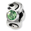 Reflection Beads Sterling Silver August Swarovski Elements Birthstone Bead