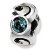 Reflection Beads Sterling Silver December Swarovski Elements Birthstone Bead