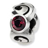 Reflection Beads Sterling Silver January Swarovski Elements Birthstone Bead