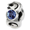 Reflection Beads Sterling Silver September Swarovski Elements Birthstone Bead