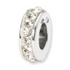 Reflection Beads Sterling Silver April Single Row Swarovski Elements Bead