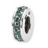 Reflection Beads Sterling Silver December Single Row Swarovski Elements Bead