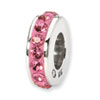 Reflection Beads Sterling Silver October Single Row Swarovski Elements Bead