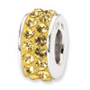Reflection Beads Sterling Silver November Double Row Swarovski Elements Bead