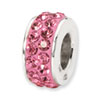 Reflection Beads Sterling Silver October Double Row Swarovski Elements Bead