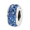 Reflection Beads Sterling Silver September Double Row Swarovski Elements Bead