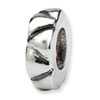 Reflection Beads Sterling Silver Notched Spacer Bead